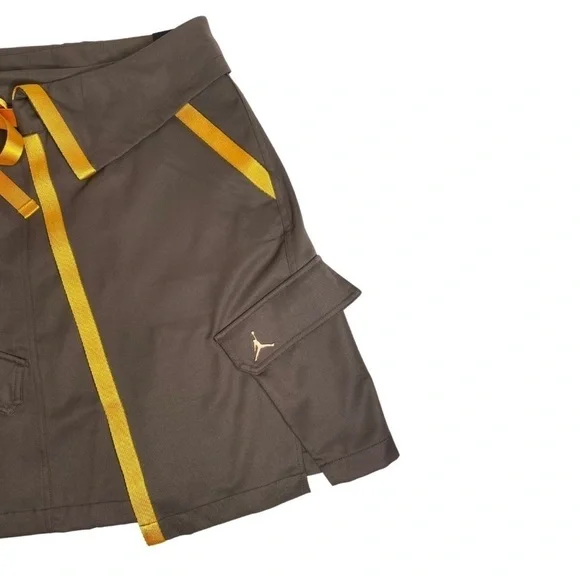 NIKE Women's AIR JORDAN Future Primal Utility Wrap Skirt NWT Brown Sz XS - Picture 10 of 15